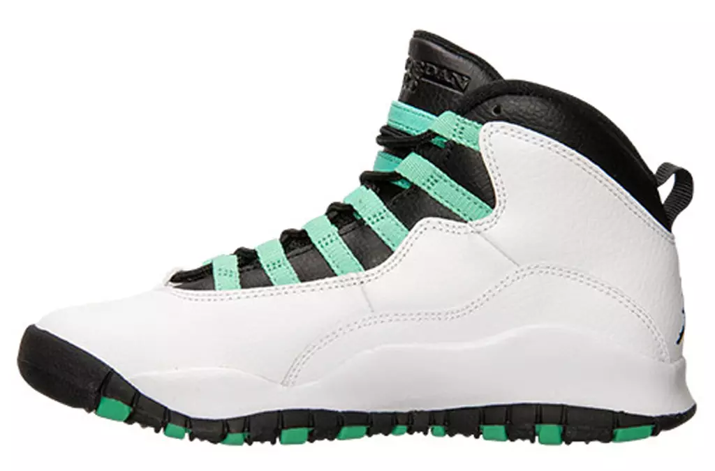 Air Jordan 10 Verde для девочек