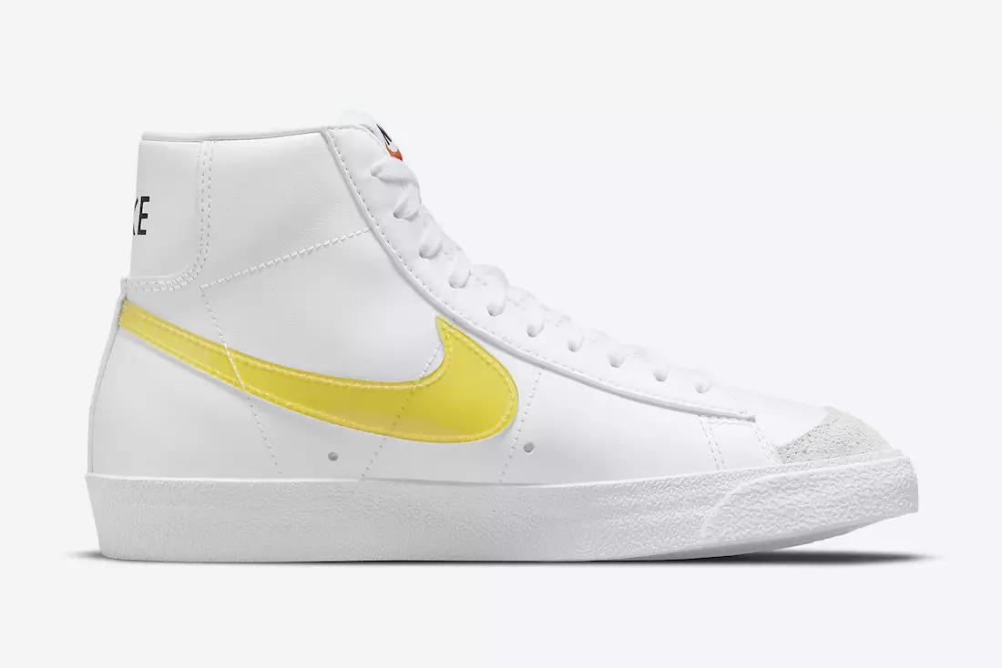 Nike Blazer Mid Yellow Swoosh DJ3050-101 გამოშვების თარიღი