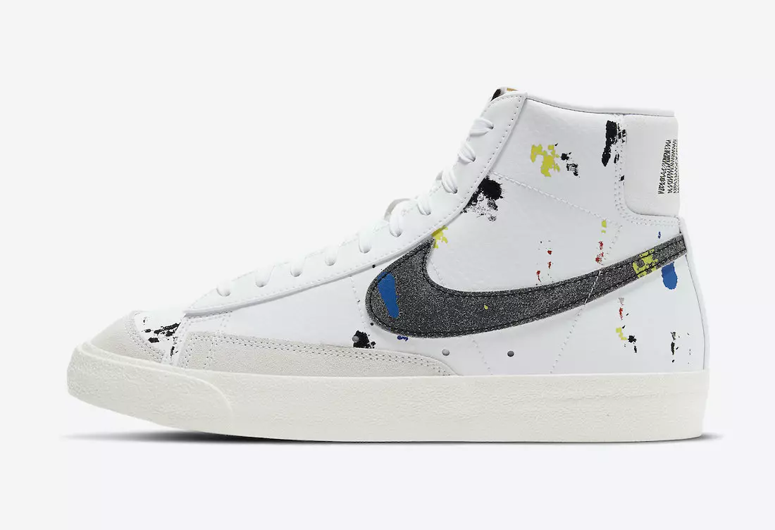 Nike Blazer Mid Paint Splatter DC7331-100 Utgivelsesdato