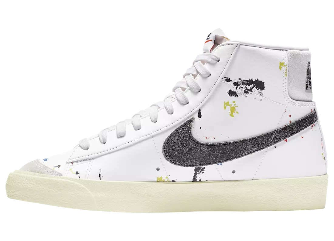 Nike Blazer Mid 77 Paint Splatter DC7331-100 Útgáfudagur