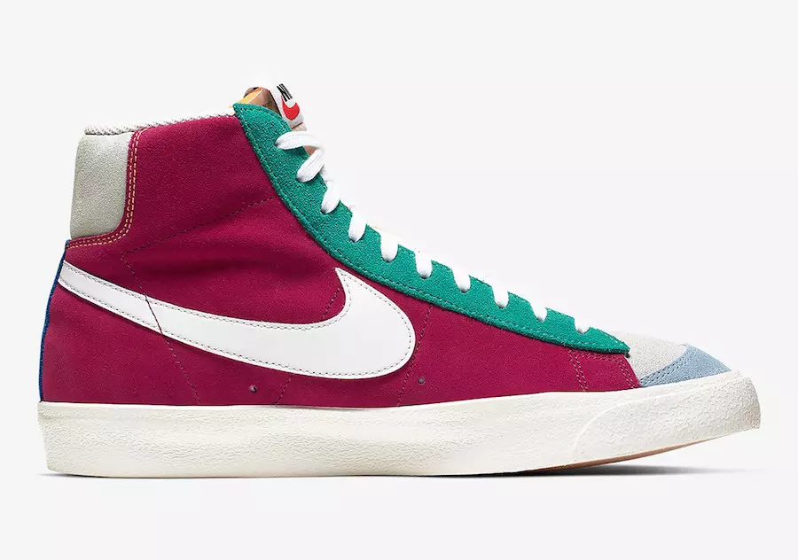 Nike Blazer Mid Vintage Noble Red Kinetic Green Jade Aura CI1167-600 Data di rilascio