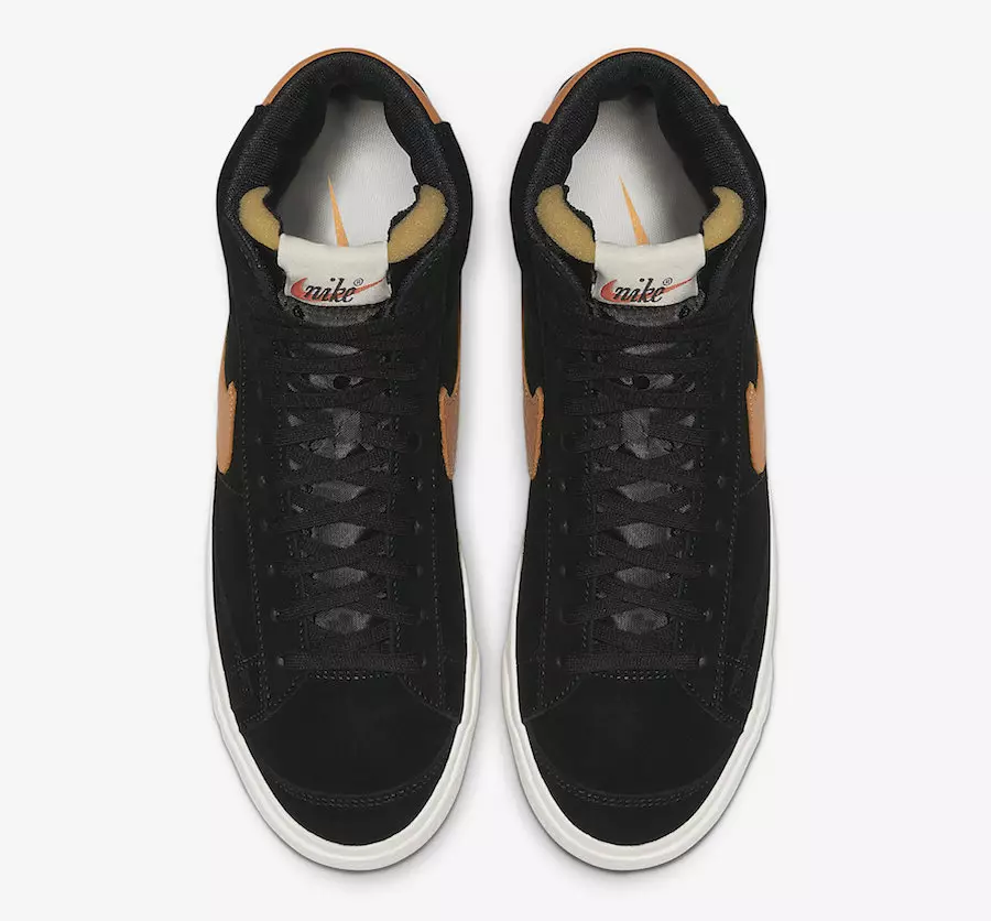 Nike Blazer Mid Vintage Nero Amber Rise CJ9693-001 Data di rilascio