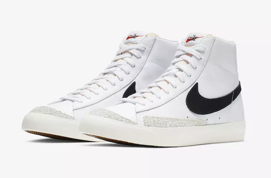 Nike Blazer Mëtt 77 Vintage Black Sail White BQ6806-100 Release Datum