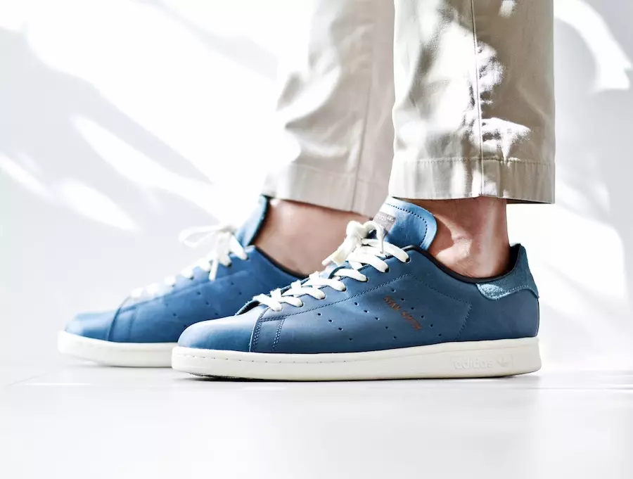 Modrá kůže adidas Stan Smith Horween