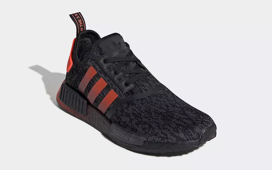 adidas NMD R1 Core Black Solar Red EG7953 Útgáfudagur