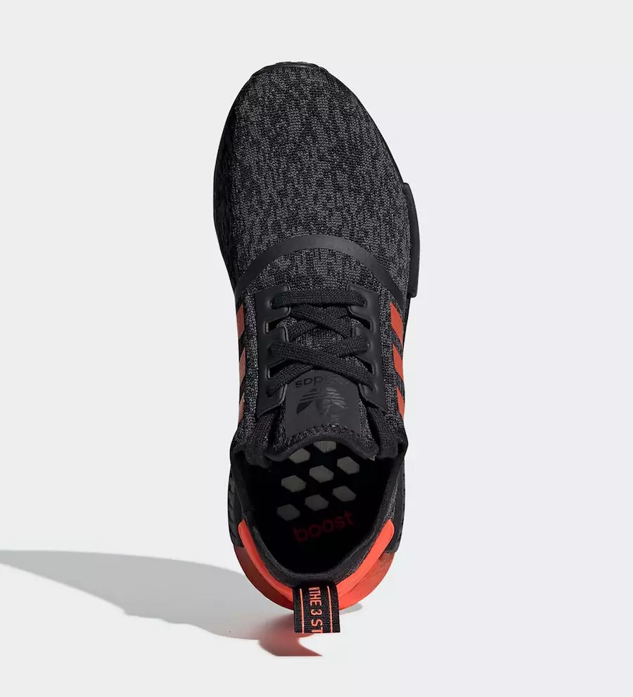 Ημερομηνία κυκλοφορίας adidas NMD R1 Core Black Solar Red EG7953