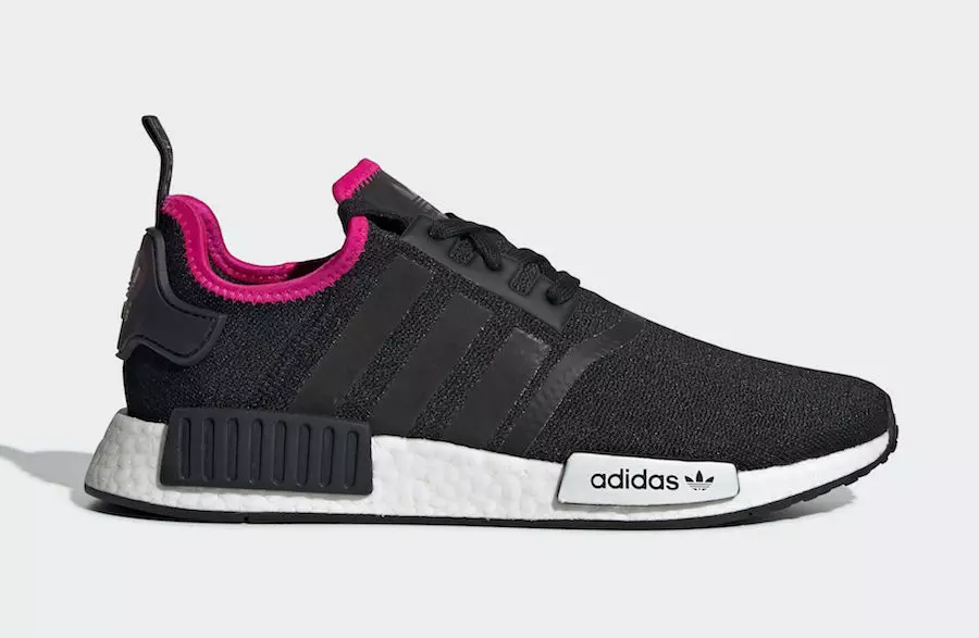 Adidas NMD R1 julkaistaan mustana vaaleanpunaisilla kauluksilla