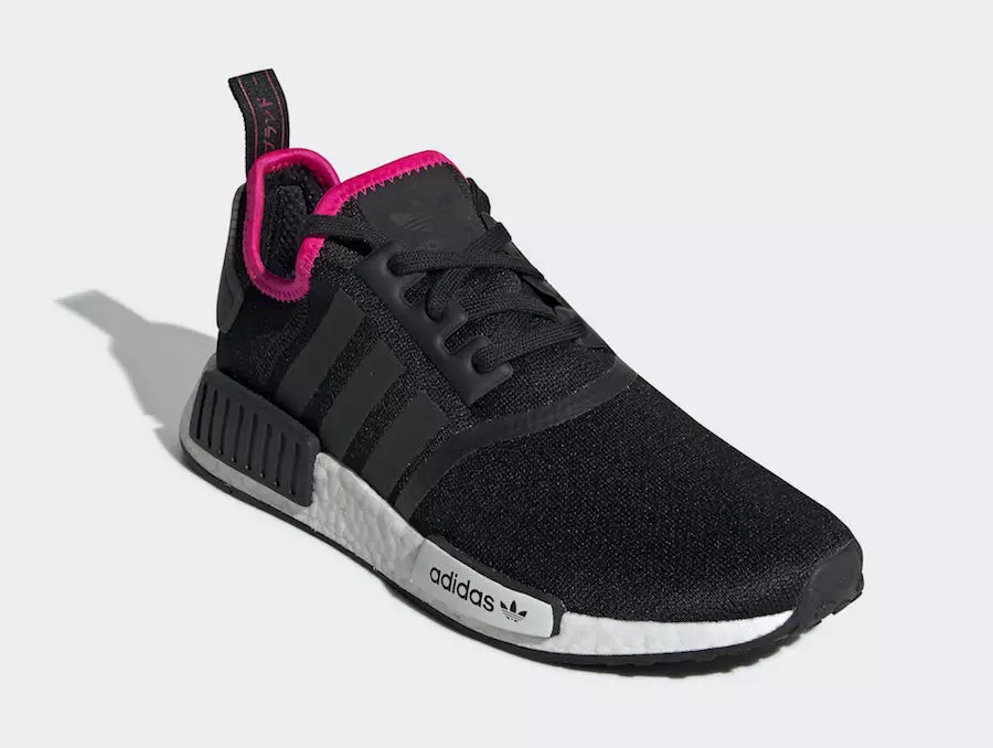 تاریخ انتشار adidas NMD R1 Core Black Shock Pink DB3586