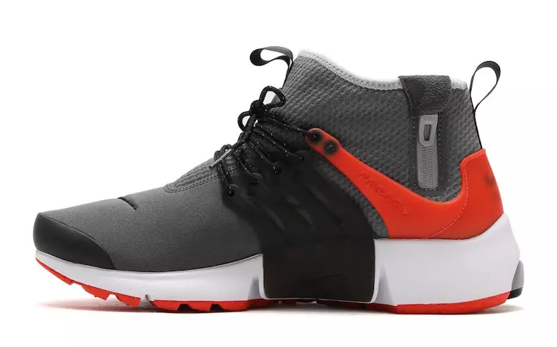 Nike Air Presto Mid Utility Қою сұр Макс қызғылт сары