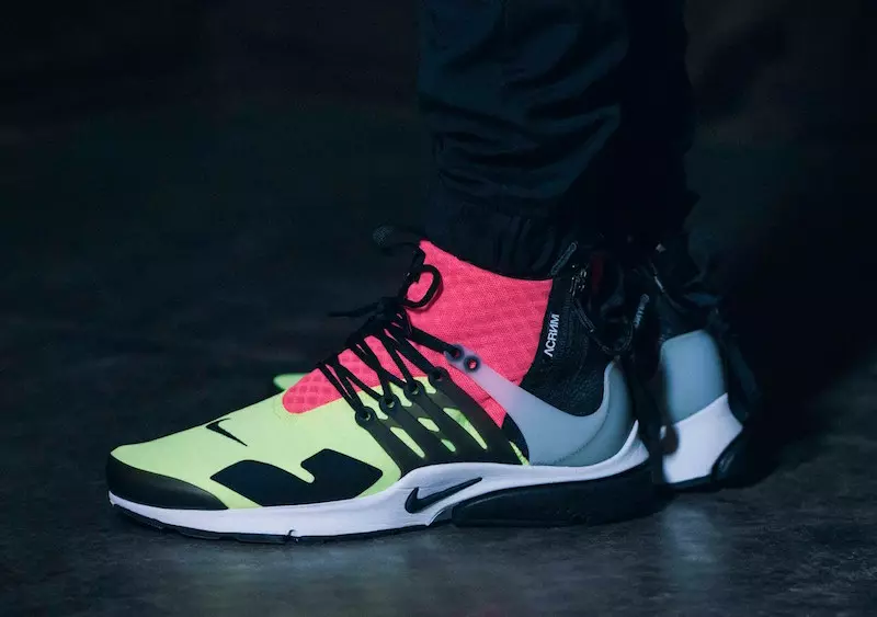 AKRONYM x NikeLab Air Presto Mid Neon