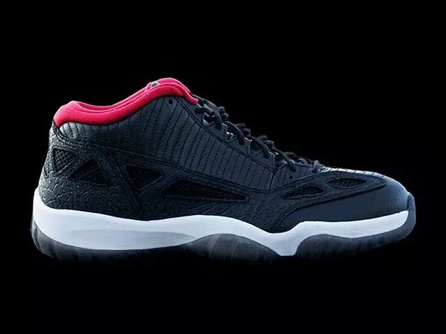 Jordan 11 Retro Low IE Black True Red