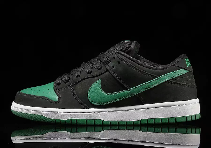 Nike SB Dunk Low J-Pack Black Pine Green BQ6817-005 გამოშვების თარიღი