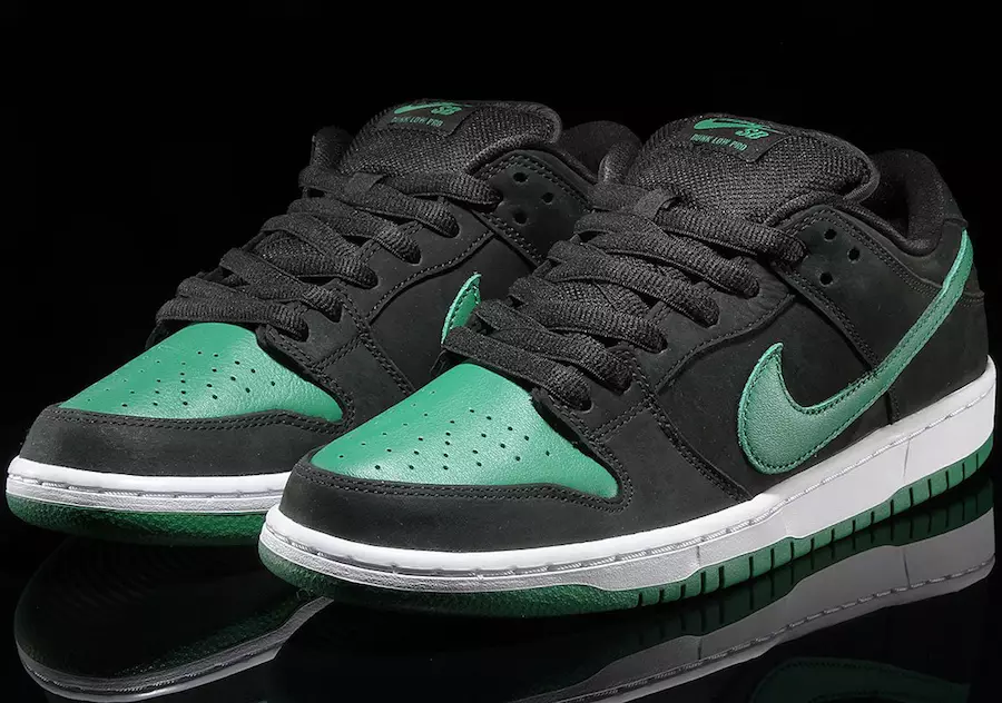 Nike SB Dunk Low J-Pack Black Pine Green BQ6817-005 Väljalaskekuupäev