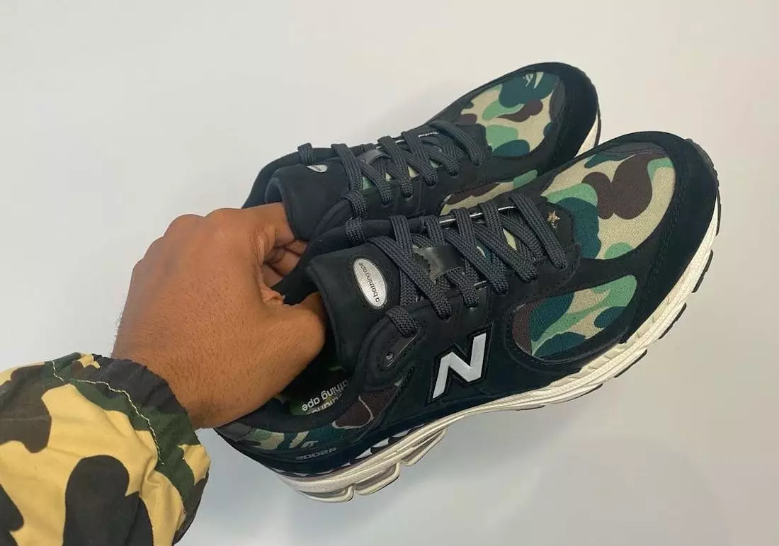 Bape New Balance 2002R Green Release Day