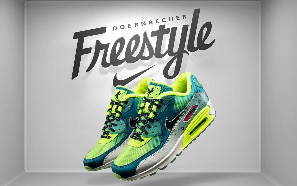 Nike Air Max 90 Doernbecher oleh Emory Maughan