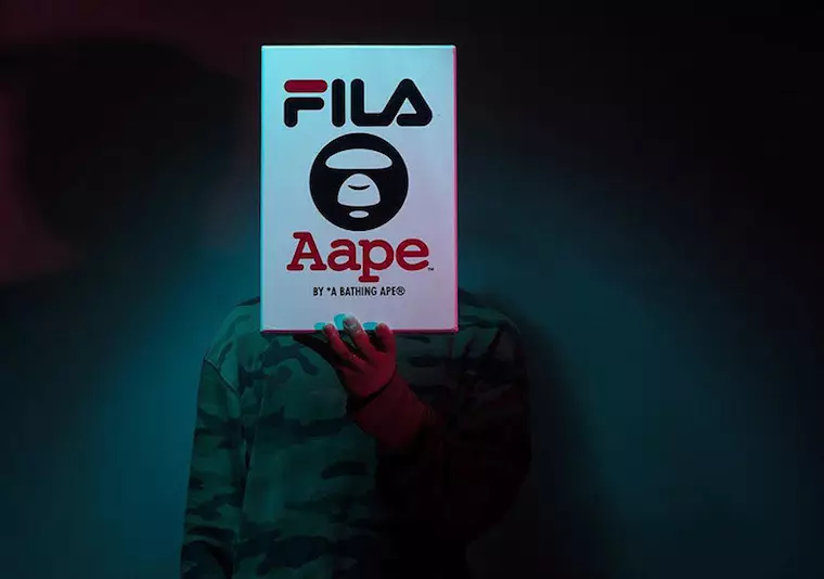 AAPE аз ҷониби як маймуни оббозӣ x FILA Original Теннис