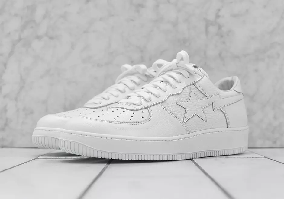 KITH x A Bathing Ape Bapesta KITH-STA Fehér homokvelúr