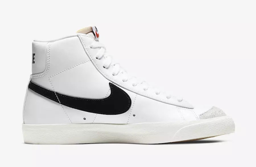 Nike Blazer Mid White Black CZ1055-100 Data de llançament