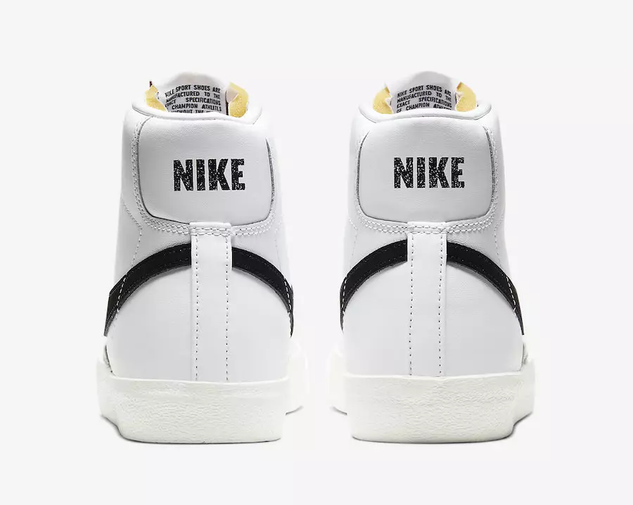 Nike Blazer Mid White Black CZ1055-100 Data de lançamento