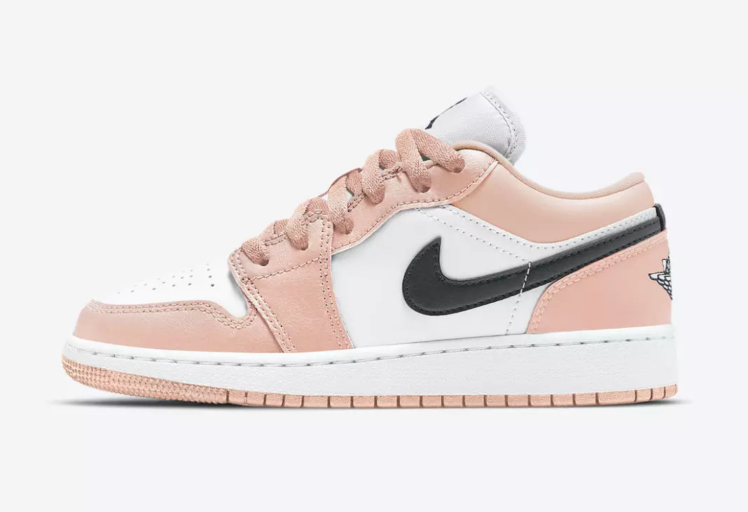 Air Jordan 1 Low GS Light Arctic Pink 553560-800 გამოშვების თარიღი