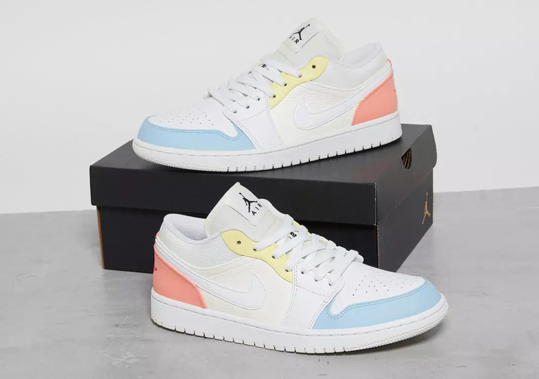 Air Jordan 1 Low Sail White Citron Summit White CU6909-100 Megjelenés dátuma