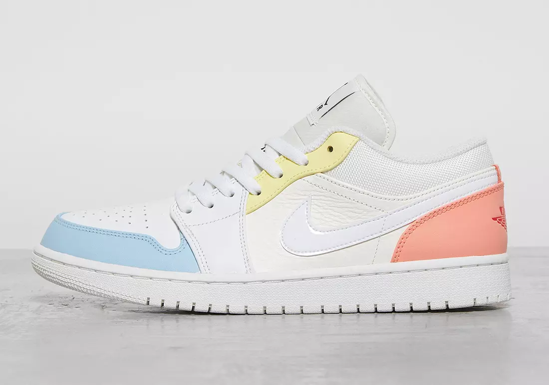 Air Jordan 1 Low Sail White Citron Summit White CU6909-100 Útgáfudagur