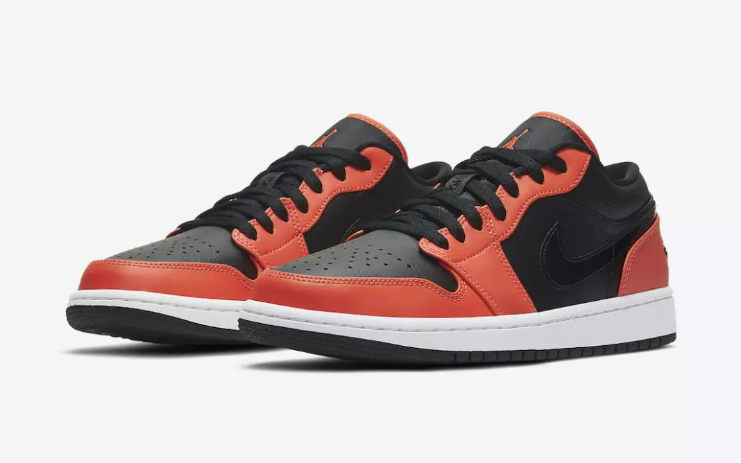 Air Jordan 1 Low SE Black Orange CK3022-008 מעלדונג טאָג