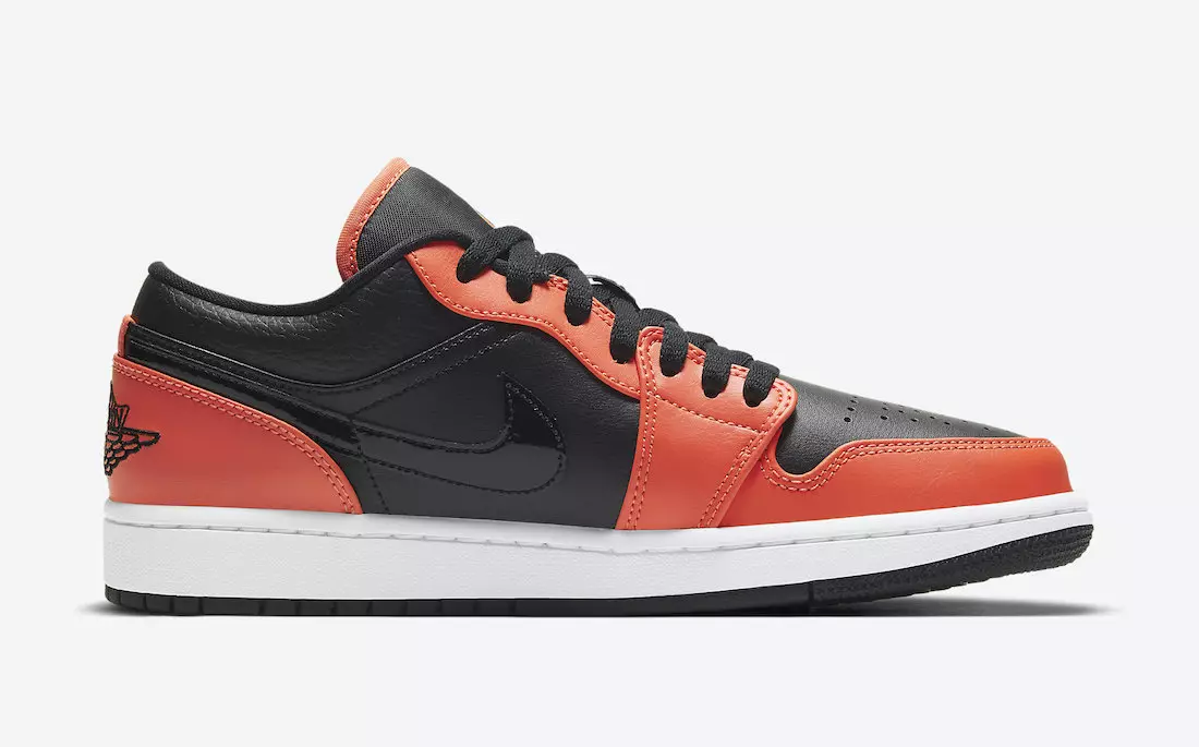 Air Jordan 1 Low SE Black Orange CK3022-008 מעלדונג טאָג