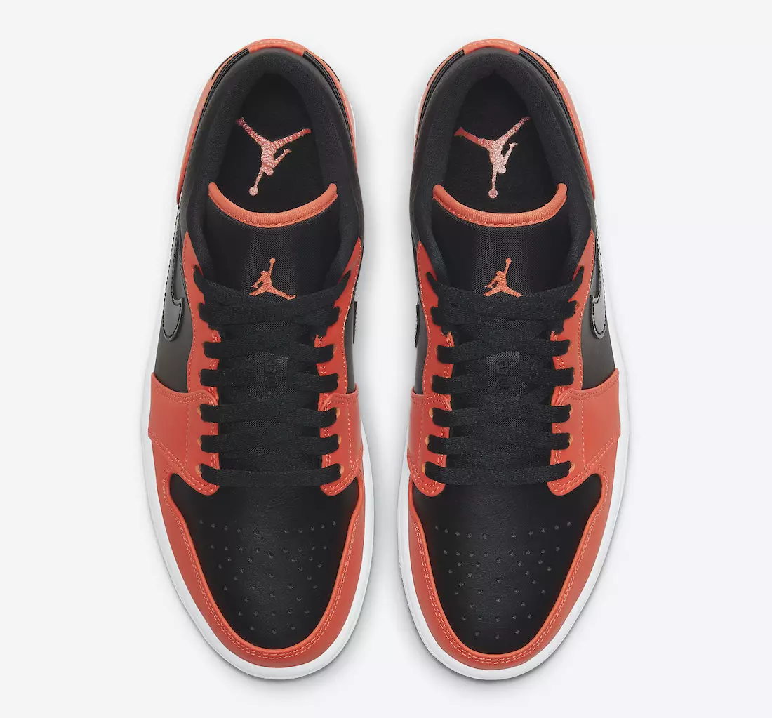 Air Jordan 1 Low SE Black Orange CK3022-008 Шығарылған күні