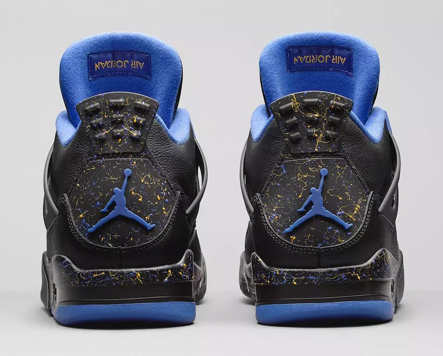 Air Jordan 4 Wings Zwart Blauw 2019 Releasedatum