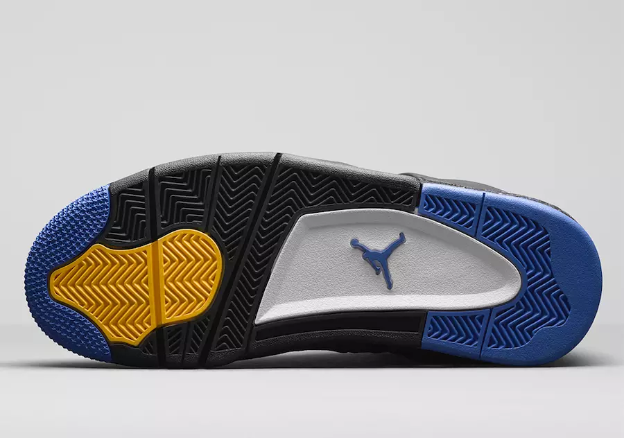 Air Jordan 4 Wings Negro Azul Amarillo 2019 Fecha de lanzamiento