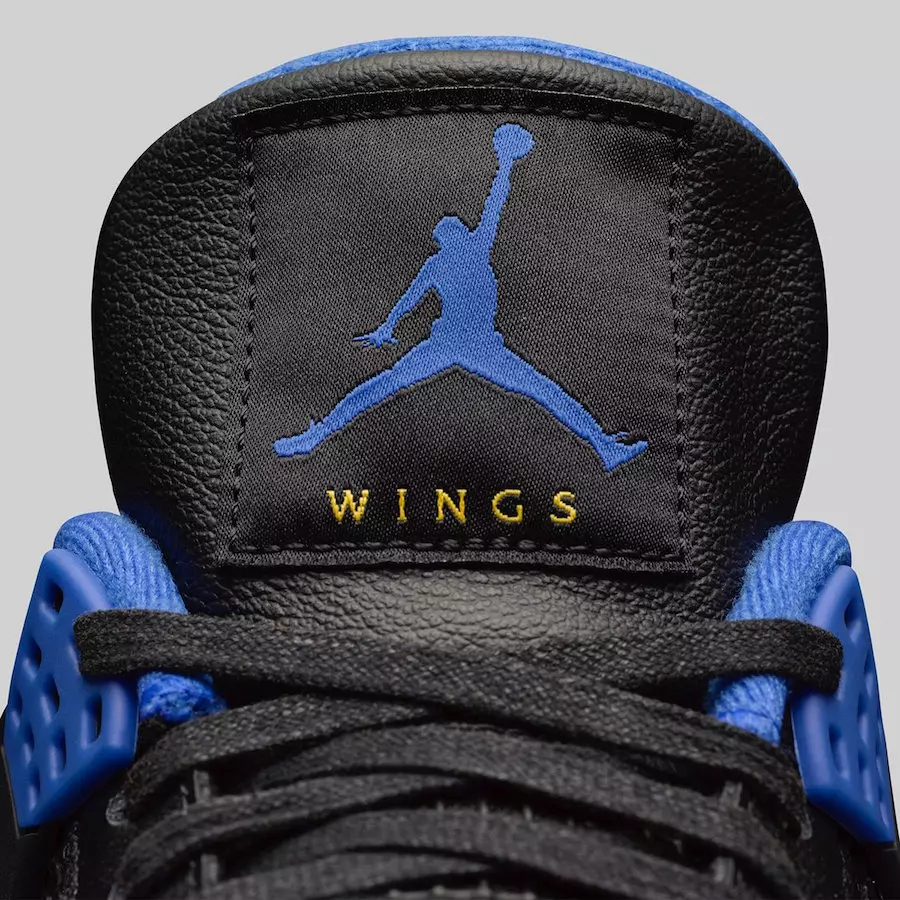 Air Jordan 4 Wings Negro Azul 2019 Fecha de lanzamiento