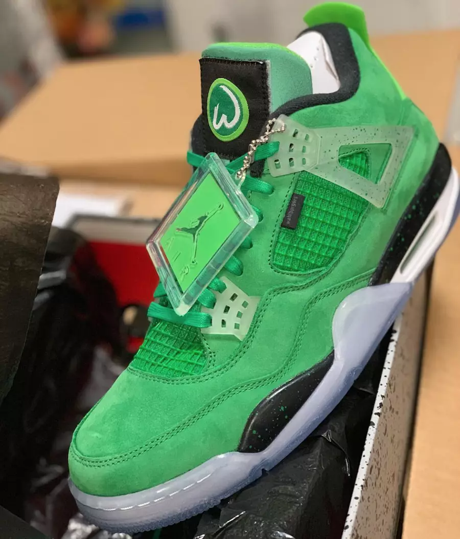 Air Jordan 4 Wahlburgers Green