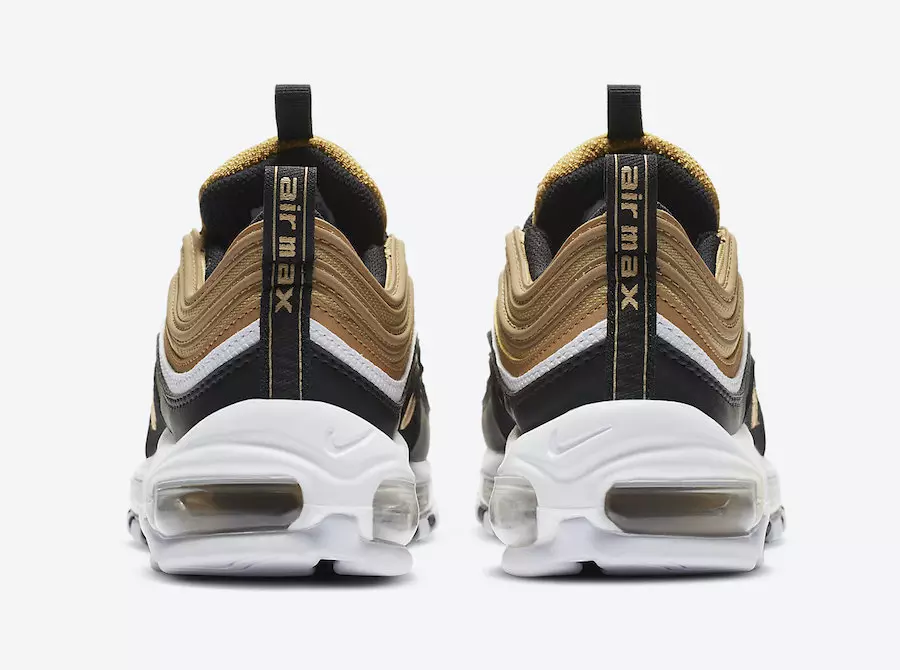 Nike Air Max 97 GS Gold Black White CZ9197-700 Дата на издаване