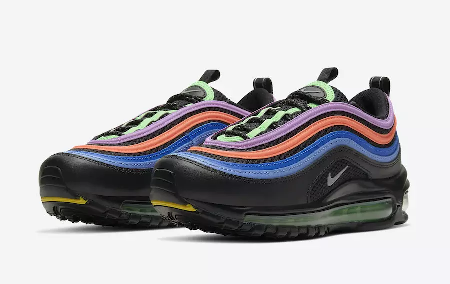 Nike Air Max 97 melns daudzkrāsu CW6028-001 izlaišanas datums