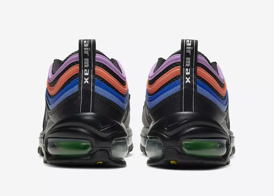 Tarehe ya Kutolewa ya Nike Air Max 97 Black Multicolor CW6028-001