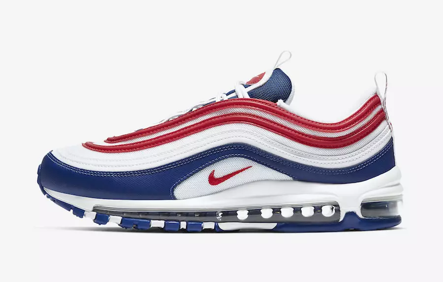 Nike Air Max 97 USA Blancas Armada Rojas CW5584-100 Fecha de lanzamiento