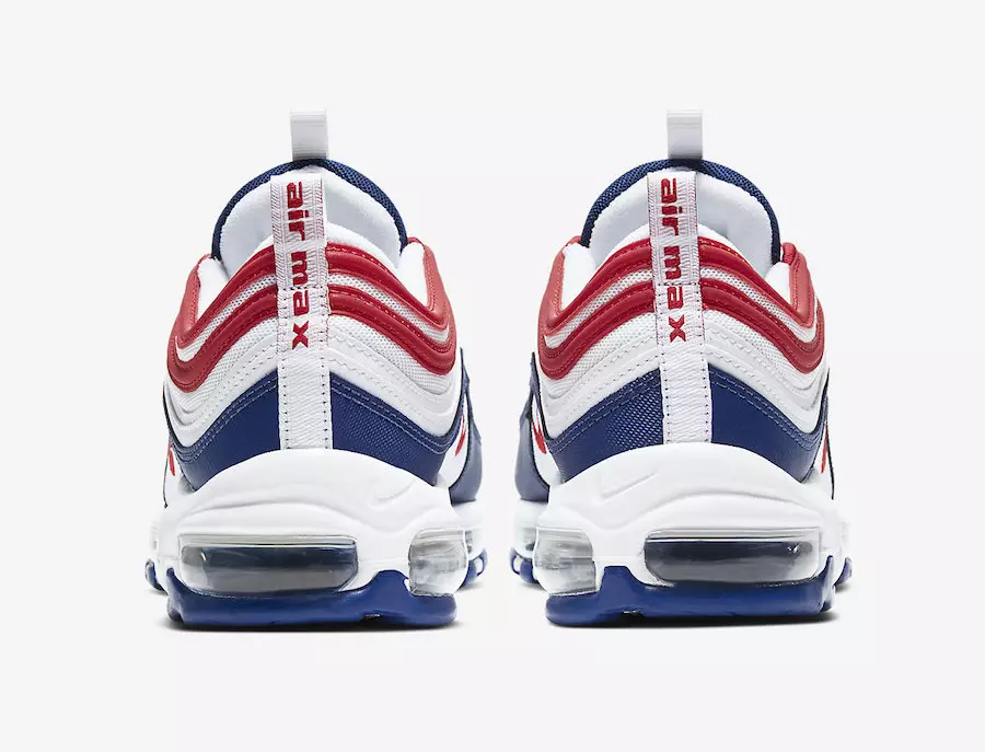 Nike Air Max 97 USA White Navy Red CW5584-100 Ημερομηνία κυκλοφορίας