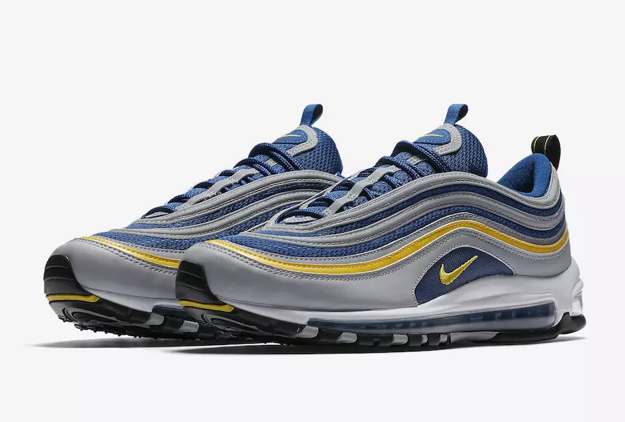 Nike Air Max 97 ကို Michigan အရောင်များဖြင့် ဖြန့်ချိသည်။