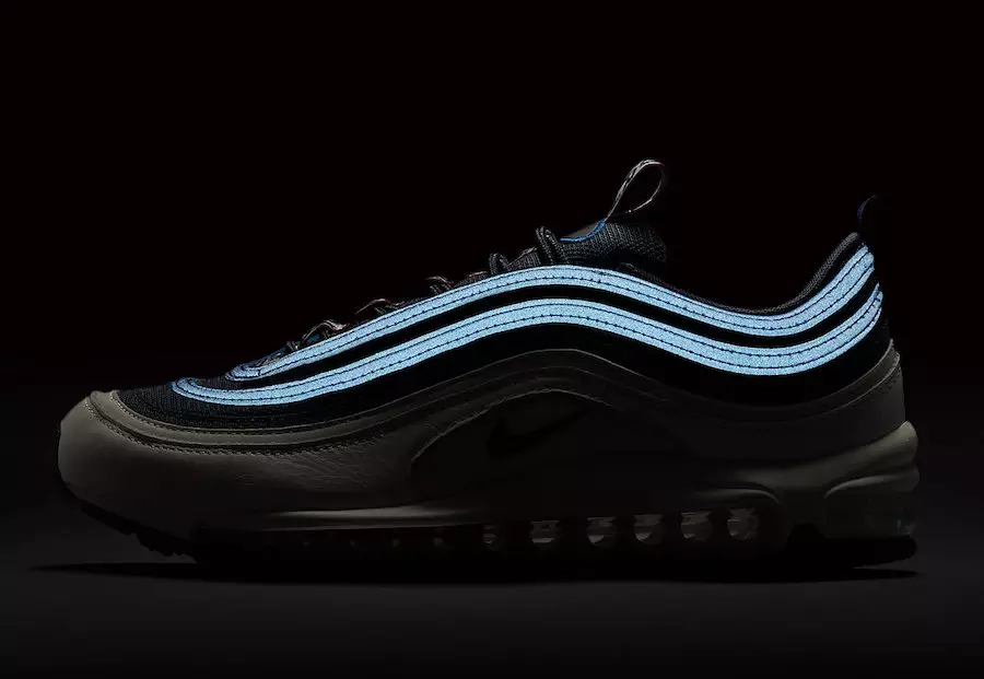 Nike Air Max 97 Chuo Kikuu cha Obsidian Red Sail Blue Nebula AQ4126-400