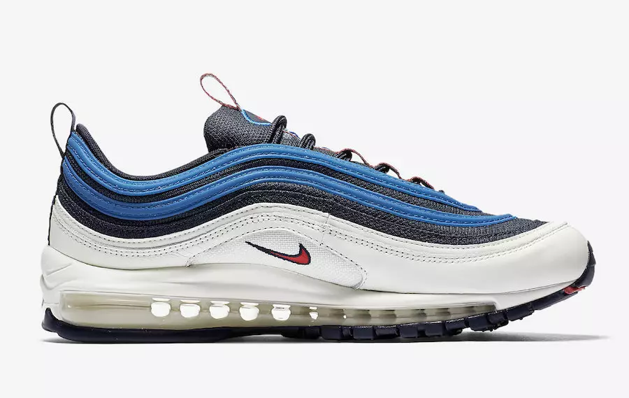 Nike Air Max 97 Obsidian တက္ကသိုလ် Red Sail Blue Nebula AQ4126-400