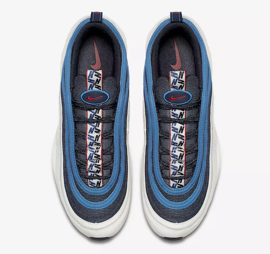 Nike Air Max 97 Obszidián Egyetem Red Sail Blue Nebula AQ4126-400