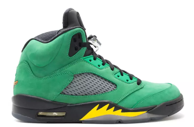 Air Jordan 5 Fab Five lwn Oregon Ducks PE