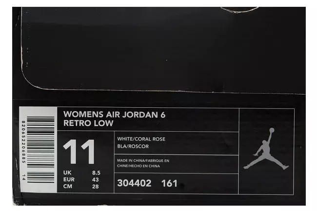 Air Jordan 6 GS Low Coral Rose 2002. g