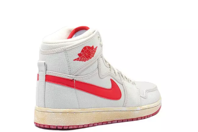 Air Jordan 1 Retro KO Merhaba Beyaz Varsity Kırmızı 2010