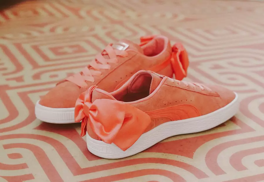 PUMA Suede Bow Pink