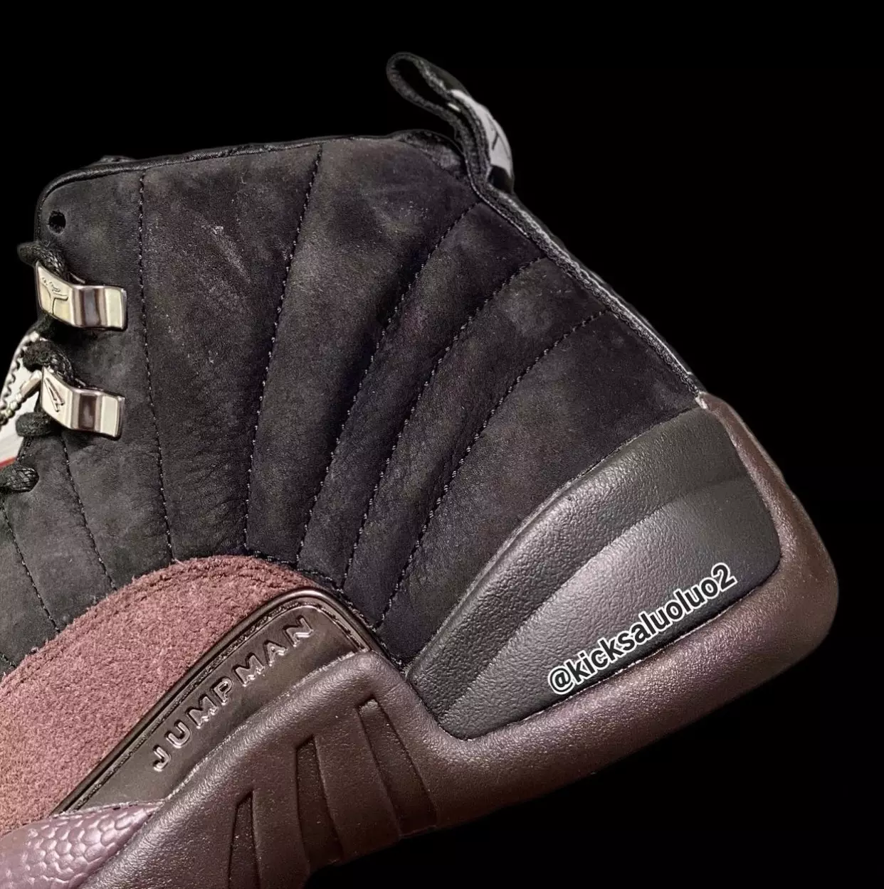 Tanggal Rilis A Ma Maniere Air Jordan 12 Black DV6989-001