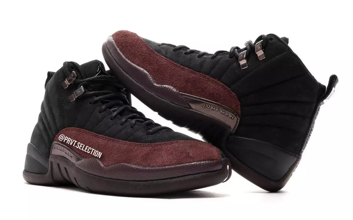 Tanggal Rilis A Ma Maniere Air Jordan 12 Black DV6989-001