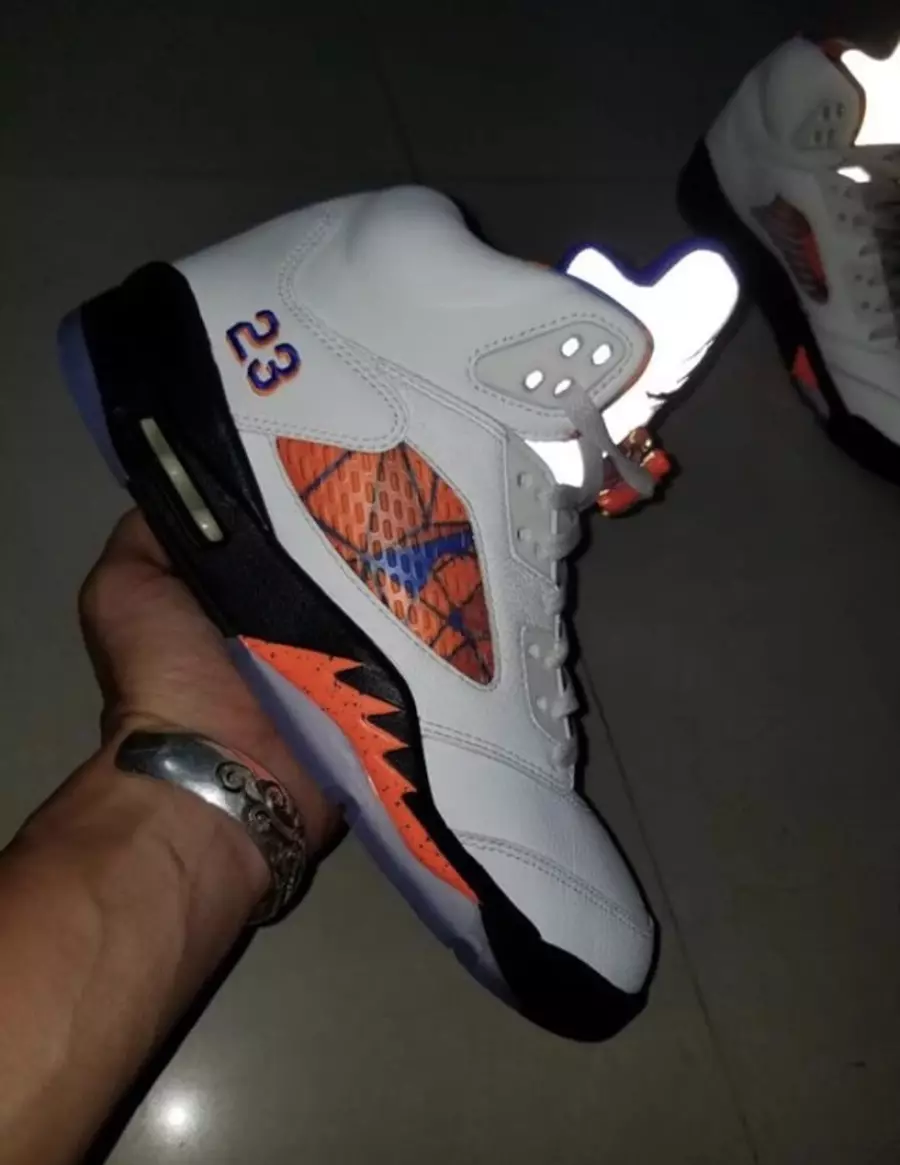 Air Jordan 5 Segel Orange Blau 136027-148