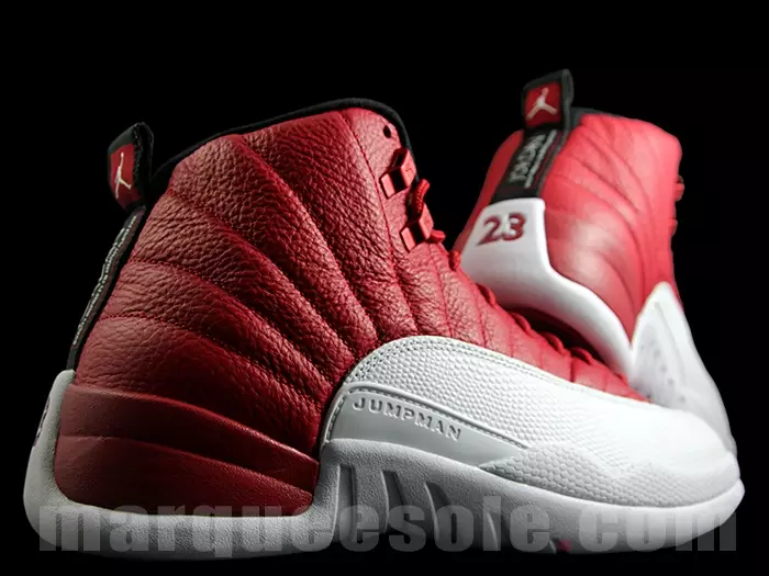 Jordan 12 Rød Hvit